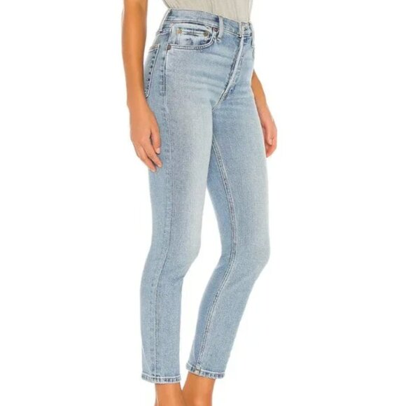 RE/DONE Originals 90s High Rise Ankle Crop - Picture 2 of 8